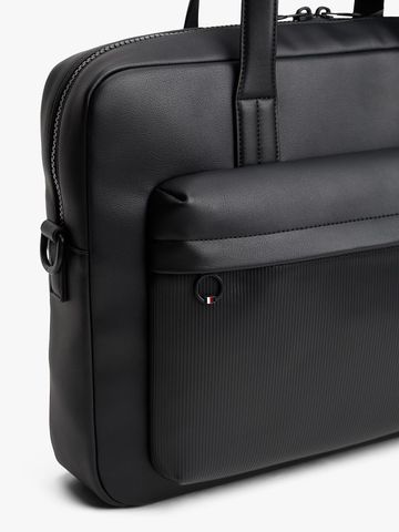 Tommy Hilfiger - Túi xách laptop nam Hilfiger Flag Ribbed Pocket Laptop Bag