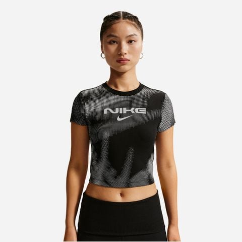 Nike - Áo Thun Tay Ngắn Nữ Sportswear Chill Knit Slim