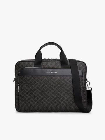 Tommy Hilfiger - Túi xách công sở Nam Hilfiger Flag Mixed Texture Laptop Bag