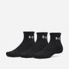 Under Armour - Vớ Tập Luyện Unisex Performance Cotton 3 Đôi Cổ Thấp