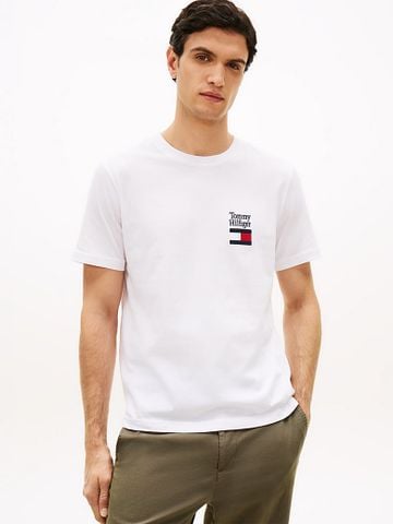 Tommy Hilfiger - Áo Thun Tay Ngắn Nam Logo Embroidery Jersey Crew Neck T-Shirt