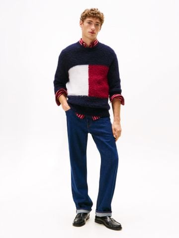Tommy Hilfiger - Quần jeans ống đứng nam Relaxed Straight Leg Jeans
