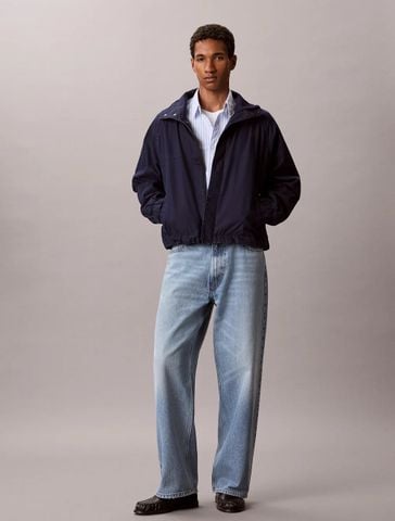 Calvin Klein - Áo Khoác Nam Nylon Denim Track Jacket Chall