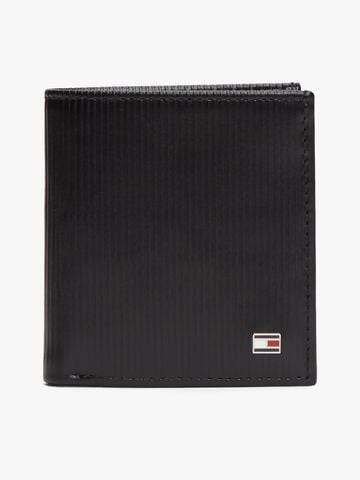 Tommy Hilfiger - Ví nam Hilfiger Flag Trifold Ribbed Leather Wallet