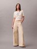 Calvin Klein - Áo Len Tay Ngắn Nữ Monogram Cropped Sweater
