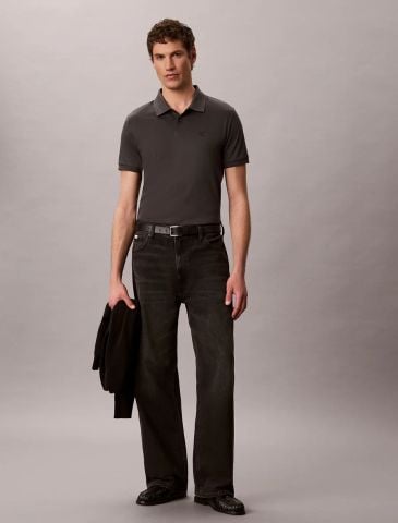 Calvin Klein - Áo Thun Có Cổ Nam Slim Fit Mercerized Polo