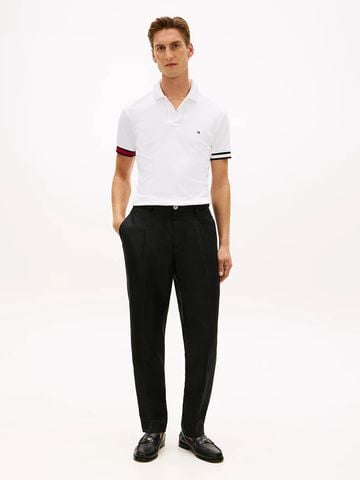 Tommy Hilfiger - Áo Polo Nam Slim Fit Fluid Cotton Knit Tipped Polo Shirt