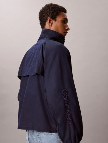 Calvin Klein - Áo Khoác Nam Nylon Denim Track Jacket Chall