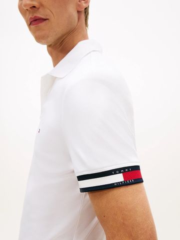 Tommy Hilfiger - Áo Polo Nam Slim Fit Fluid Cotton Knit Tipped Polo Shirt