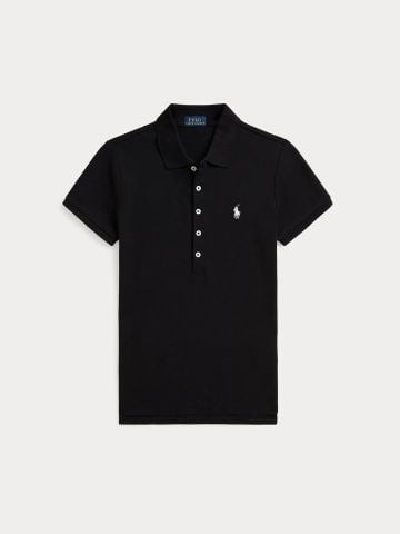 Ralph Lauren - Áo Thun Có Cổ Nữ Slim Fit Stretch Polo Shirt