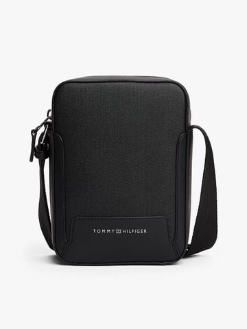 Tommy Hilfiger - Túi đeo chéo nam Modern Metallic Logo Crossbody Reporter Bag