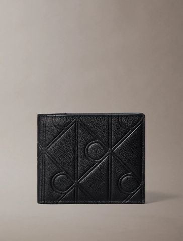 Calvin Klein - Ví Nam Embossed Emblem Logo Bifold