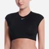 Nike - Áo Bơi Chống Nắng Nữ Nike Swim Women's Cropped Short Sleeve UV Swimming Top