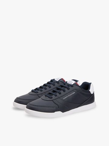 Tommy Hilfiger - Giày Sneakers Nam Contrast Heel Trainers With Leather