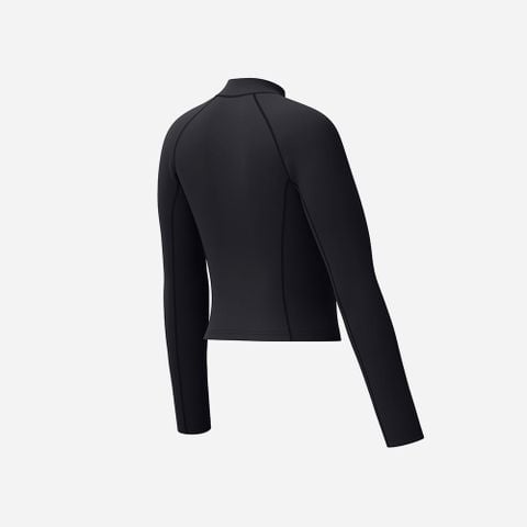 Speedo - Áo Rashguard Nữ UV Long Sleeve Solid Zip (Asia Fit) - 2