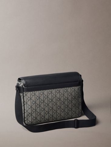 Calvin Klein - Túi Đeo Chéo Nam Emblem Logo Jacquard Messenger Bag - 4