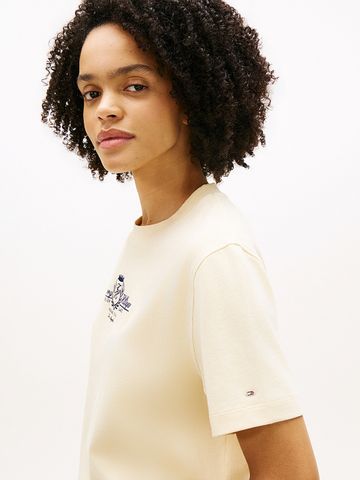 Tommy Hilfiger - Áo Thun Tay Ngắn Nữ Varsity Crest Modern Crew Neck Short Sleeve Tee