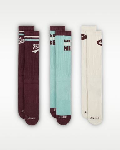 Nike - Vớ Thể Thao Unisex Everyday Plus Crew Socks (3 Pairs)