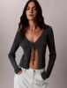 Calvin Klein - Áo Cardigan Nữ Linen Blend Tie Front Cardigan