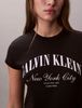 Calvin Klein - Áo Thun Tay Ngắn Nữ Graphic Logo Baby Tee