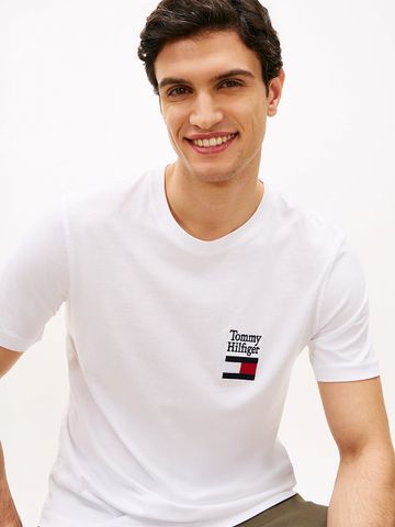 Tommy Hilfiger - Áo Thun Tay Ngắn Nam Logo Embroidery Jersey Crew Neck T-Shirt