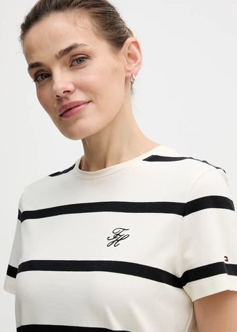 Tommy Hilfiger - Áo Thun Tay Ngắn Nữ TH Script Regular Crew Neck Short Sleeve Tee