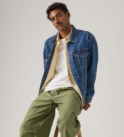 Levi's - Áo khoác jean nam Relaxed Trucker Jacket