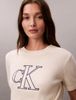 Calvin Klein - Áo Len Tay Ngắn Nữ Monogram Cropped Sweater