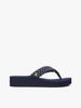 Tommy Hilfiger - Dép xỏ ngón nữ Th Wedge Cornrow Beach Sandal