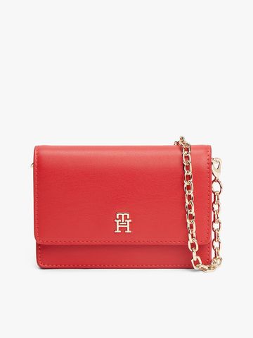 Tommy Hilfiger - Ví nữ Hilfiger Icon Card Wallet With Chain