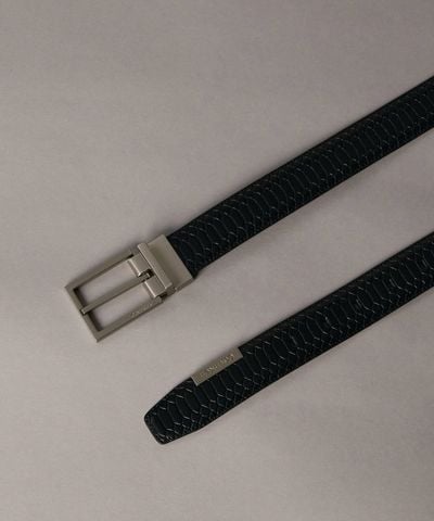 Calvin Klein - Thắt Lưng Nam Square Buckle Snake 32mm Belt