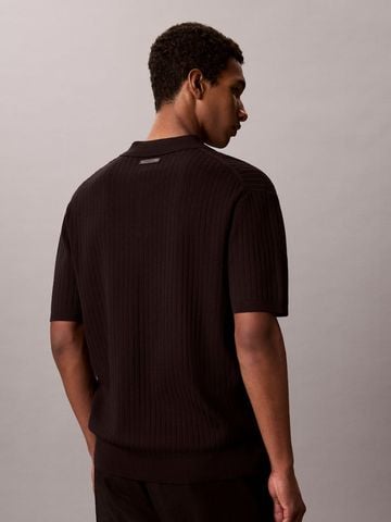 Calvin Klein - Áo Thun Có Cổ Nam Ribbed Jumper Polo Shirt