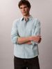 Calvin Klein - Áo Sơ Mi Nam Long Sleeve CK Stripe Washed Oxford
