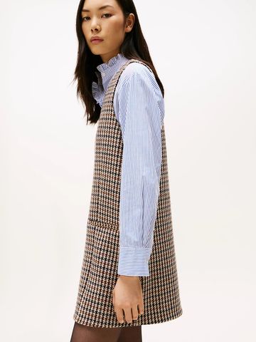 Tommy Hilfiger - Đầm nữ Heritage Check Wool V-Neck Mini Shift Dress