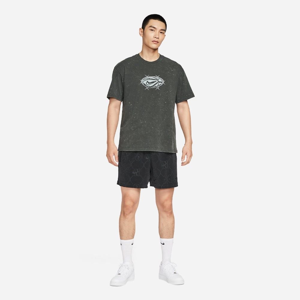 Nike - Áo thun bóng rổ Nam Men's Nike Max90 Street T-Shirt - Green