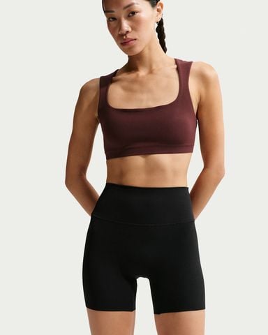 Nike - Quần Ngắn Ống Bó Nữ Zenvy Women's High-Waisted 12.5cm (approx.) Biker Shorts