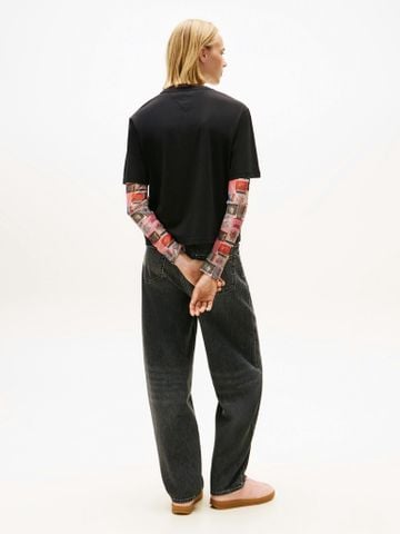 Tommy Hilfiger - Áo Thun Tay Ngắn Nữ Tommy Jeans Boxy Badge T-shirt Extended