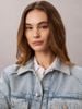 Calvin Klein - Áo Khoác Jean Nữ Denim Logo Tape Boxy Jacket