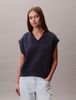 Calvin Klein - Áo Nỉ Nữ Sl Monogram V Neck Cotton Terry Vest