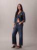 Calvin Klein - Quần Jean Dài Nữ Relaxed Crop Jeans