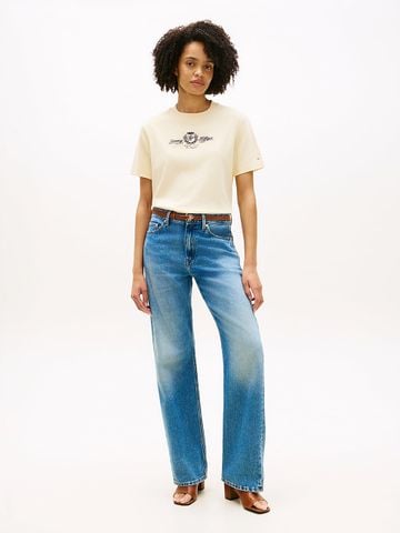 Tommy Hilfiger - Áo Thun Tay Ngắn Nữ Varsity Crest Modern Crew Neck Short Sleeve Tee
