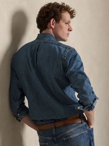 Ralph Lauren - Áo Sơ Mi Nam Custom Fit Denim Shirt