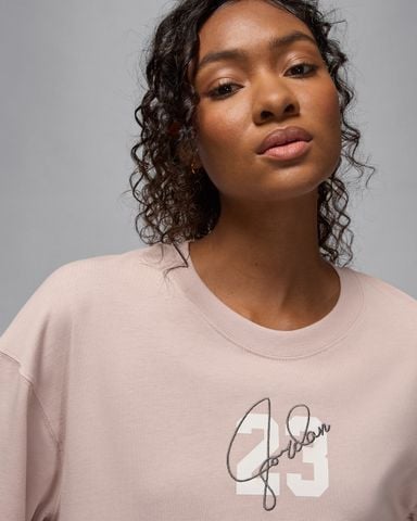 Nike - Áo thun tay ngắn thể thao Nữ Jordan Essentials Women's Short-Sleeve Graphic T-Shirt