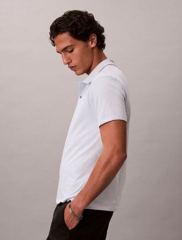 Calvin Klein - Áo Thun Có Cổ Nam Stretch Cotton Slim Polo