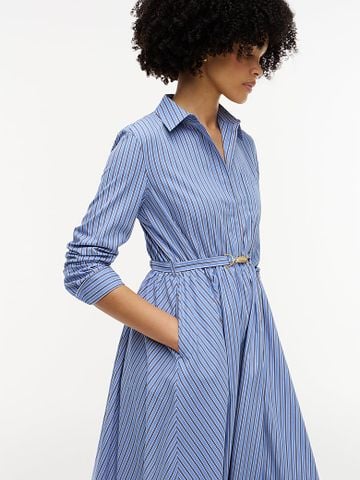Tommy Hilfiger - Đầm Sơ Mi Nữ Belted Midi Shirt Dress