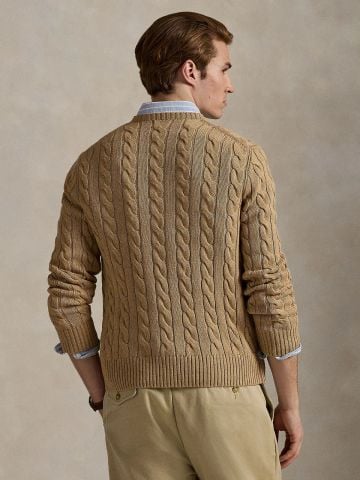 Ralph Lauren - Áo Len Nam Cable-Knit Cotton Sweater