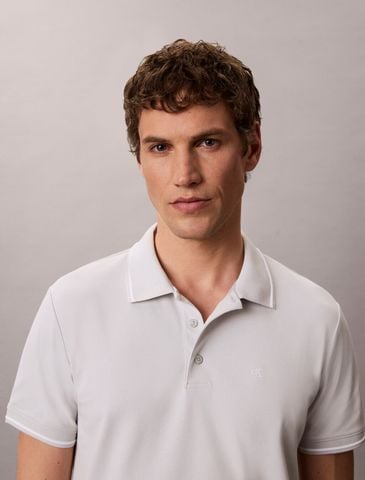 Calvin Klein - Áo Thun Có Cổ Nam Cooling Tipped Collar Polo