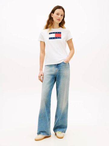 Tommy Hilfiger - Áo thun tay ngắn nữ Tonal Tommy Flag T-Shirt - 2