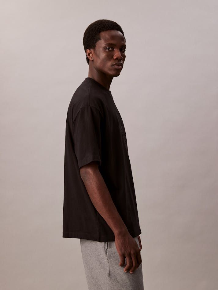 Calvin Klein - Áo phông thời trang nam Relaxed Monogram T-Shirt