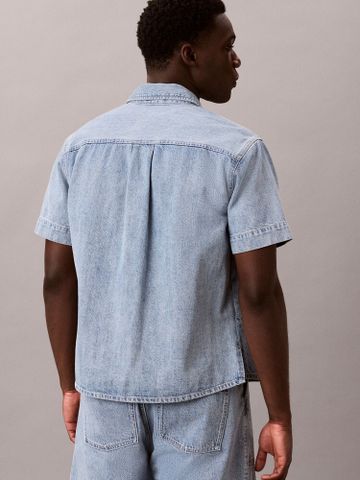 Calvin Klein - Áo Sơ Mi Nam Denim Utility Button-Down Shirt